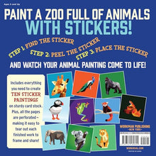 Paint by Sticker Kids: Zoo Animals 10-Picture Activity Book