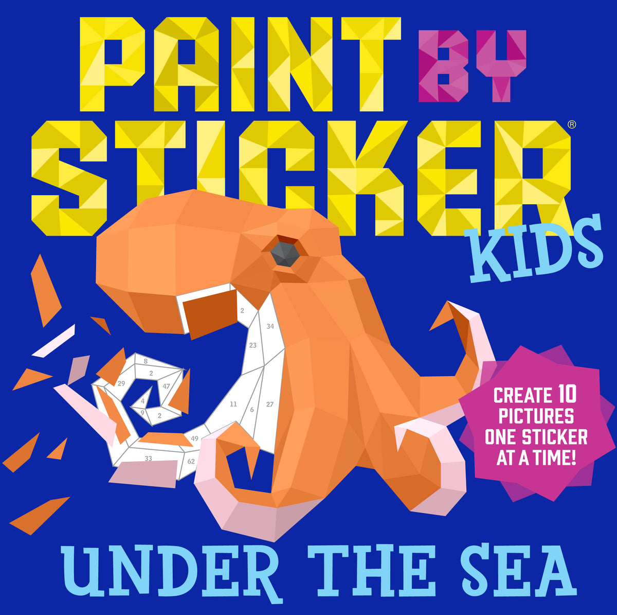 Paint by Sticker Kids: Under the Sea 10-Picture Activity Book