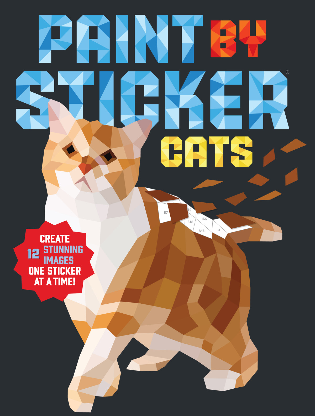 Paint by Sticker: Cats 12-Picture Sticker Activity Book