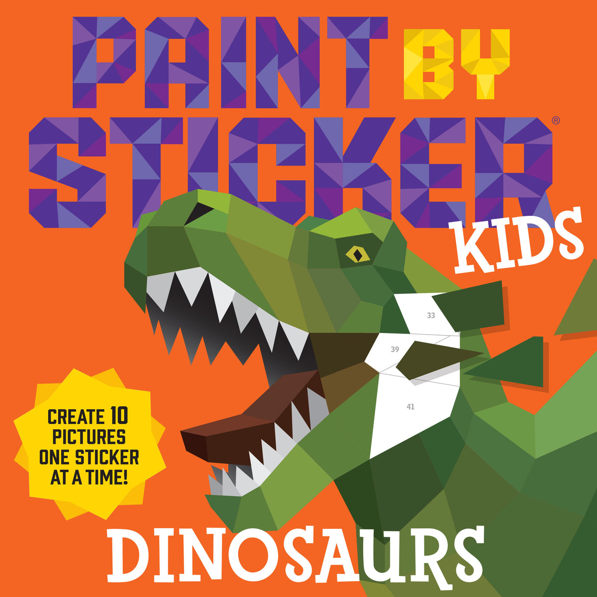 Paint by Sticker Kids: Dinosaurs 10-Picture Activity Book