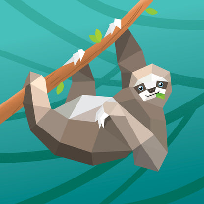 Paint by Sticker Kids: Rainforest Animals 10-Picture Activity Book