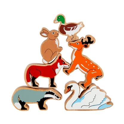 6-Animal Countryside Wooden Playset from Lanka Kade
