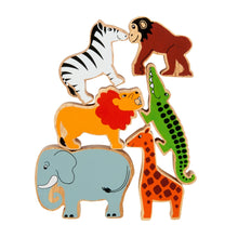 6-Animal World Wooden Playset from Lanka Kade