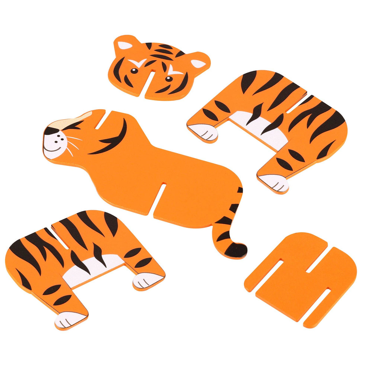 18-Piece Jungle Animal 3D Model Set from Orange Tree Toys