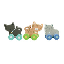 3-Piece Kitty Wooden Push Toy Set from Orange Tree Toys