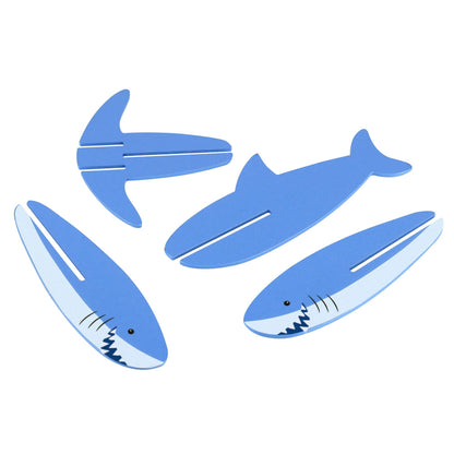 14-Piece Wooden Sea Life 3D Model Set from Orange Tree Toys
