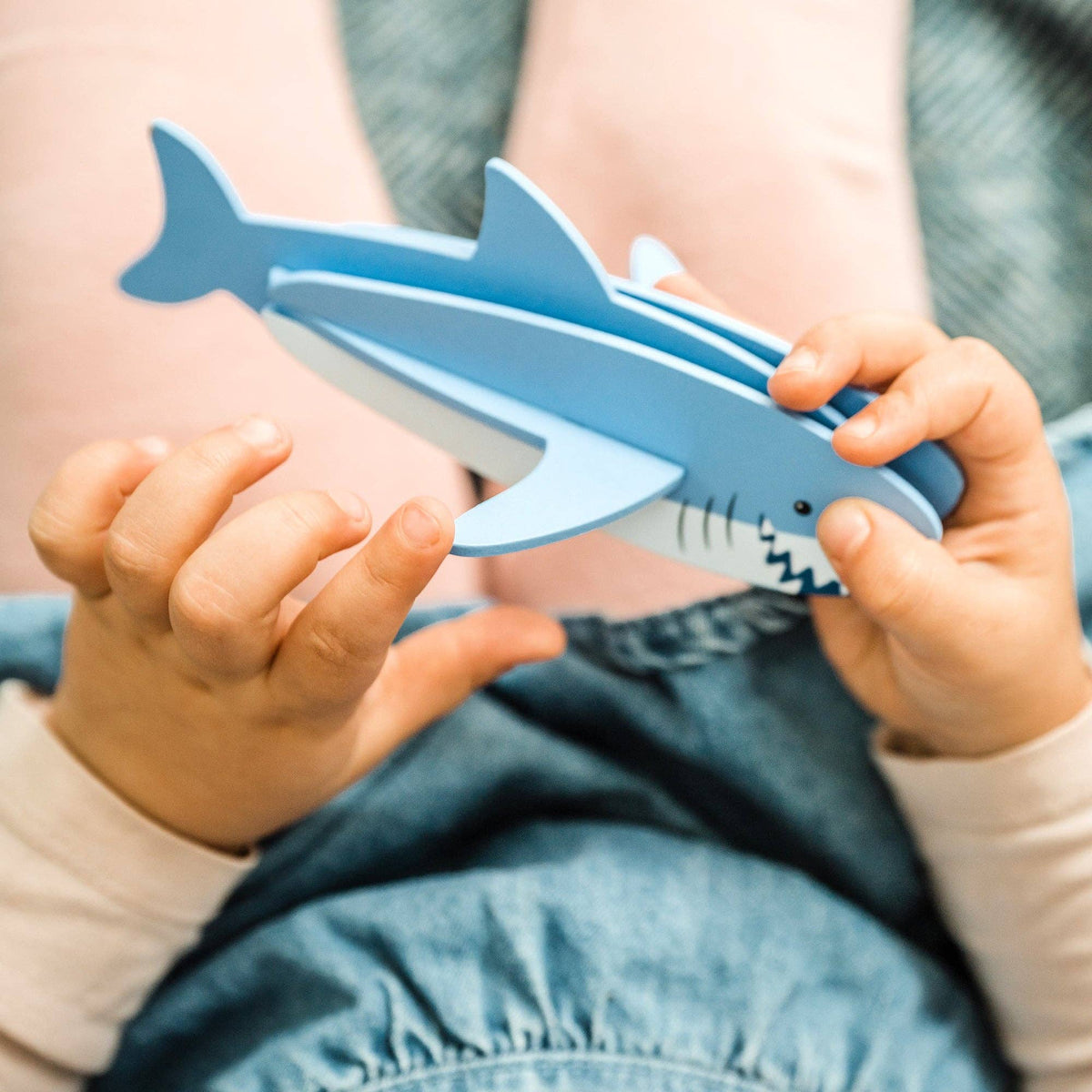 14-Piece Wooden Sea Life 3D Model Set from Orange Tree Toys