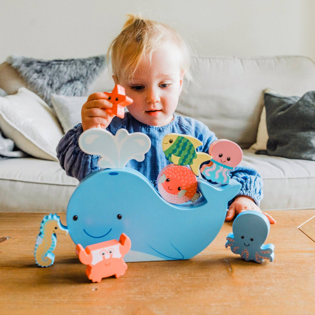 Sea Life Wooden Balancing Game from Orange Tree Toys