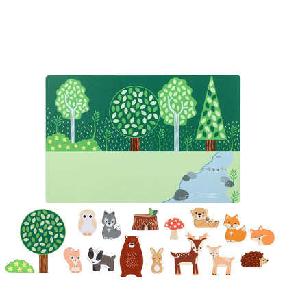 Woodland Animal Magnetic Picture Board from Orange Tree Toys