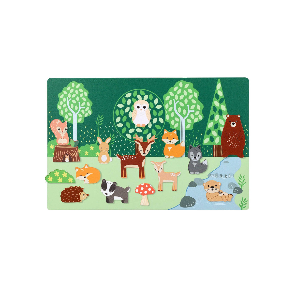 Woodland Animal Magnetic Picture Board from Orange Tree Toys