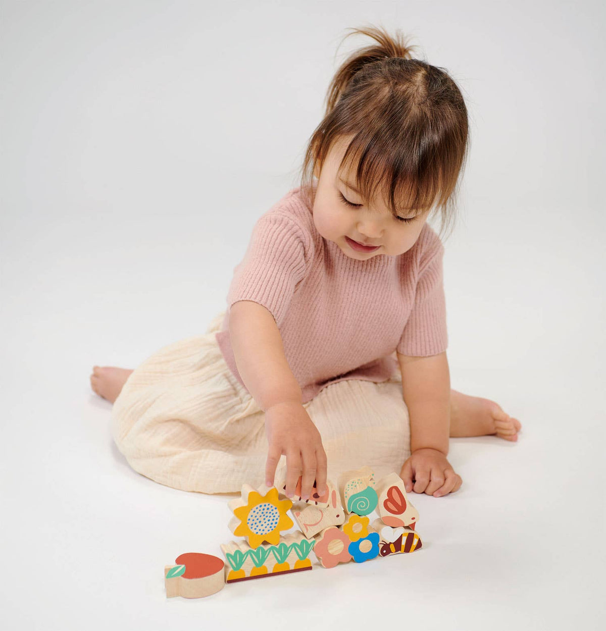 Happy Stacking Garden Wooden Playset from Mentari