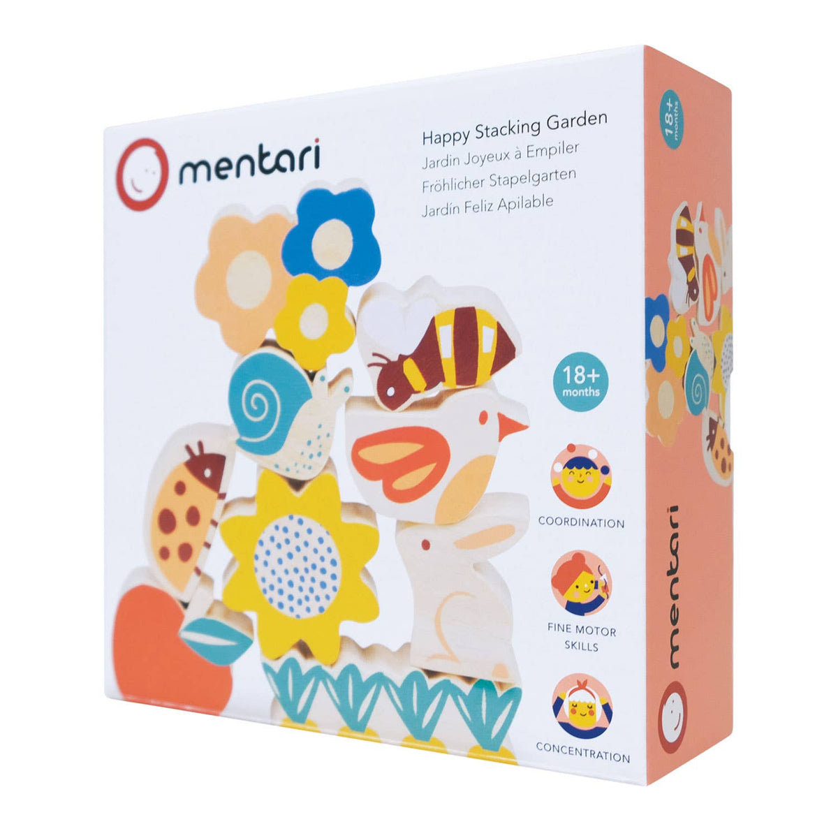 Happy Stacking Garden Wooden Playset from Mentari