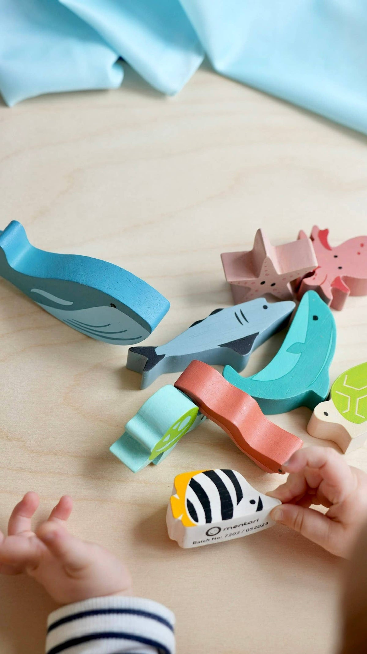 Happy Stacking Ocean Wooden Playset from Mentari