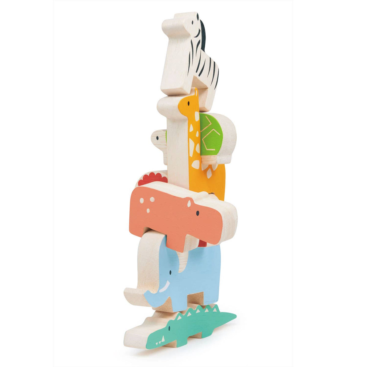 Happy Stacking Safari Wooden Playset from Mentari
