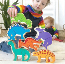 Wooden Dinosaur Playset with 6 Figures from Lanka Kade