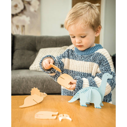 10-Piece Dinosaur 3D Model Set from Orange Tree Toys