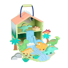 Dinosaur Play Set with Fold-Out Carry Case from Orange Tree Toys