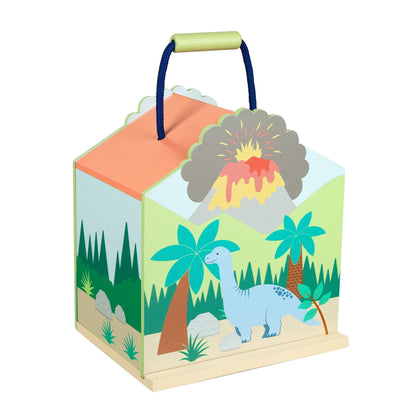 Dinosaur Play Set with Fold-Out Carry Case from Orange Tree Toys