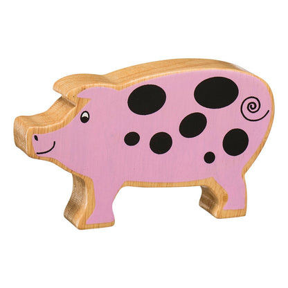 6-Piece Wooden Farm Animal Playset from Lanka Kade
