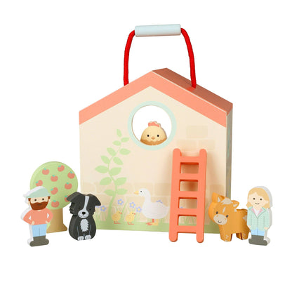 Farmyard Wooden Play Set from Orange Tree Toys