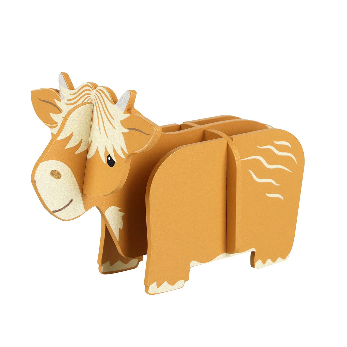Highland Cow Wooden 3D Model from Orange Tree Toys