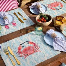 Abersoch Crab & Lobster Set of 4 Indoor/Outdoor Placemats from Wylder
