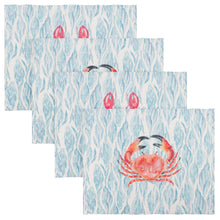 Abersoch Crab & Lobster Set of 4 Indoor/Outdoor Placemats from Wylder
