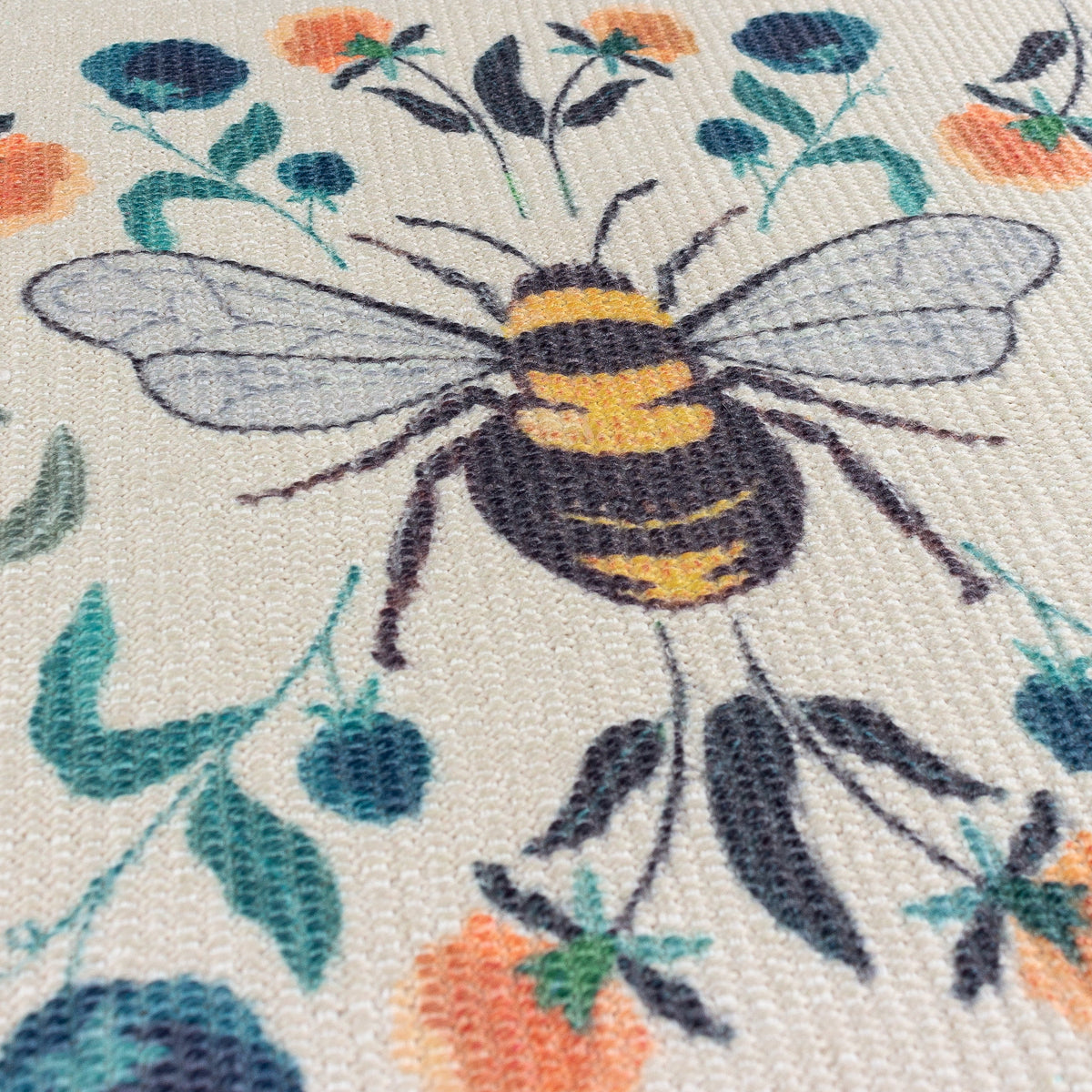 Wild Garden Bumblebee Set of 4 Indoor/Outdoor Placemats from Wylder