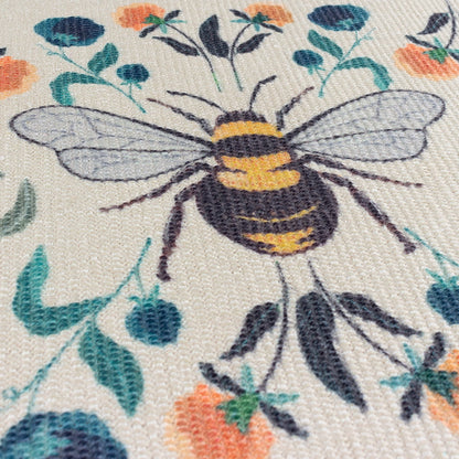 Wild Garden Bumblebee Set of 4 Indoor/Outdoor Placemats from Wylder