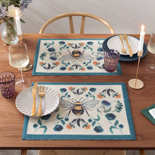 Wild Garden Bumblebee Set of 4 Indoor/Outdoor Placemats from Wylder