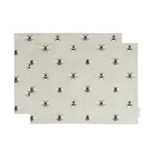 Bees Set of 2 Fabric Placemats by Sophie Allport
