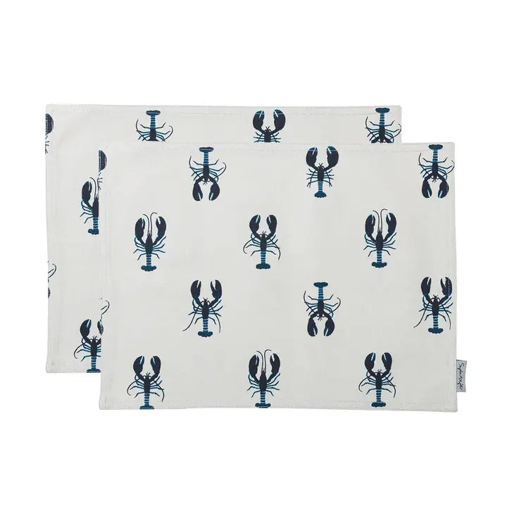 Lobster Set of 2 Fabric Placemats by Sophie Allport