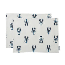Lobster Set of 2 Fabric Placemats by Sophie Allport