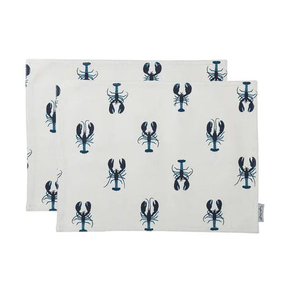 Lobster Set of 2 Fabric Placemats by Sophie Allport