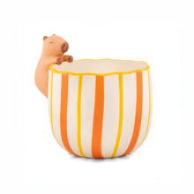 Peeking Capybara Porcelain Planter from Sass & Belle