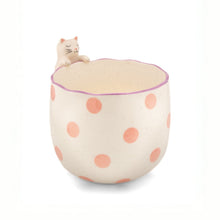 Peeking Cat Porcelain Planter from Sass & Belle