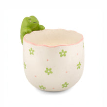Peeking Frog Porcelain Planter from Sass & Belle