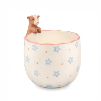 Peeking Goat Porcelain Planter from Sass & Belle