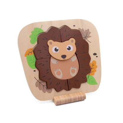 Woodland Hedgehog 6 Piece Raised Puzzle from Jumini