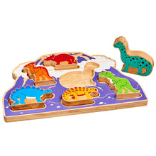 Dinosaur 6 Piece Wooden Shape Sorter Puzzle from Lanka Kade