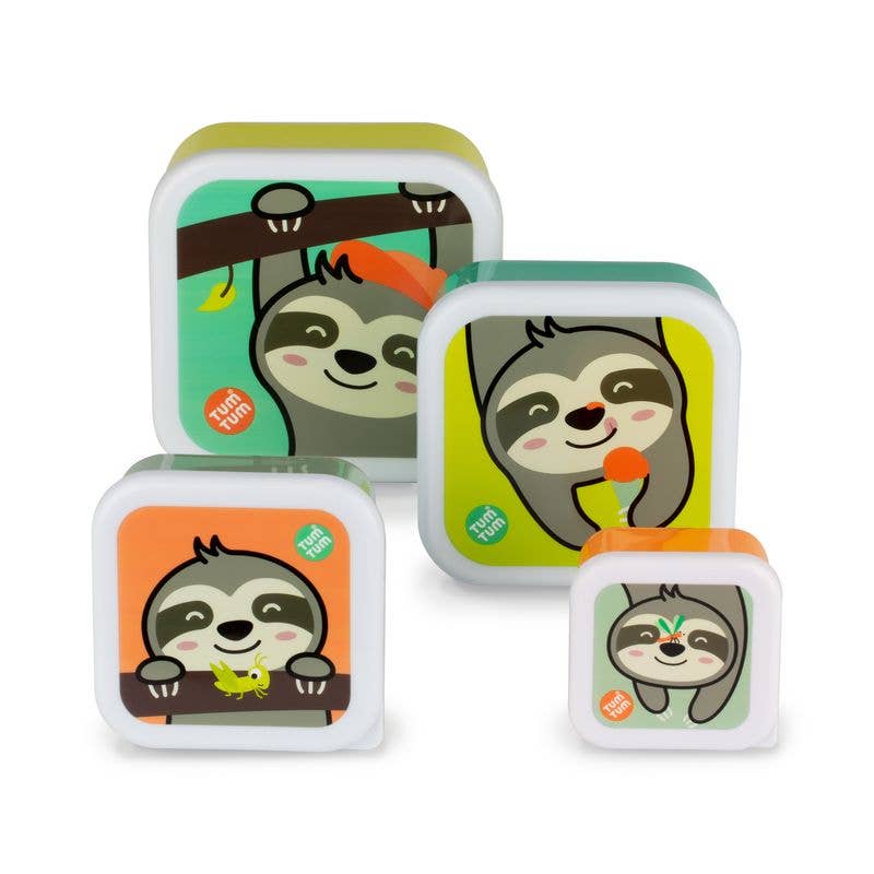 Stanley Sloth Set of 4 Nesting Snack Pots from TUM TUM