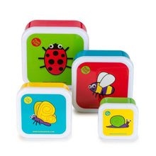 Bugs Set of 4 Nesting Snack Pots from TUM TUM