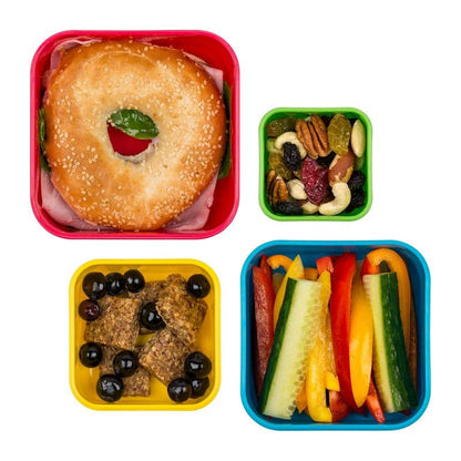 Bugs Set of 4 Nesting Snack Pots from TUM TUM