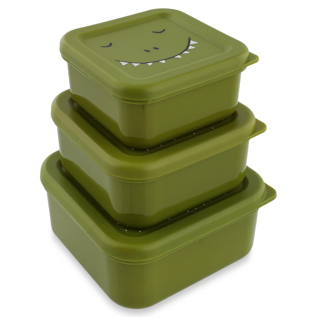 Mr Dino Set of 3 Nesting Snack Boxes from Trixie