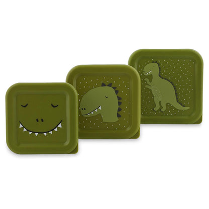 Mr Dino Set of 3 Nesting Snack Boxes from Trixie