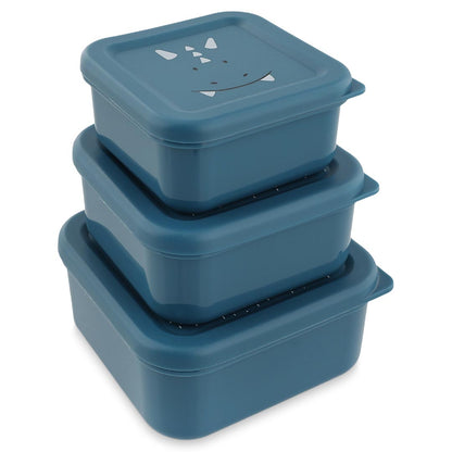 Mr Triceratops Set of 3 Nesting Snack Boxes from Trixie