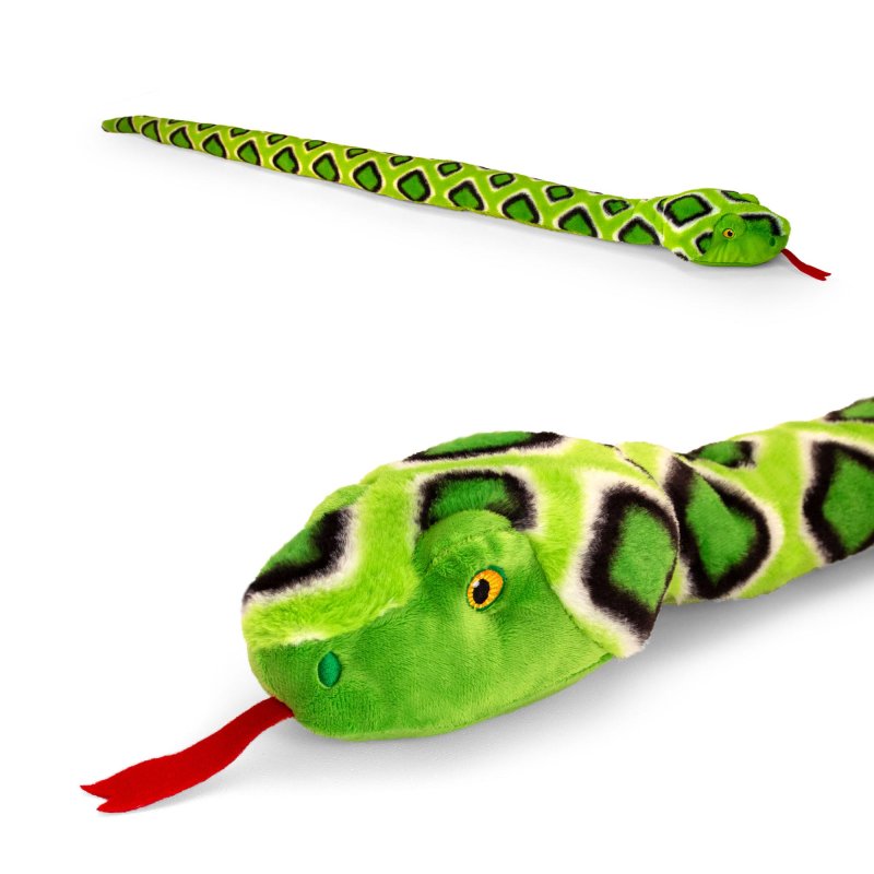 Green Snake Soft Toy 100cm from Keeleco