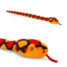 Orange Snake Soft Toy 100cm from Keeleco