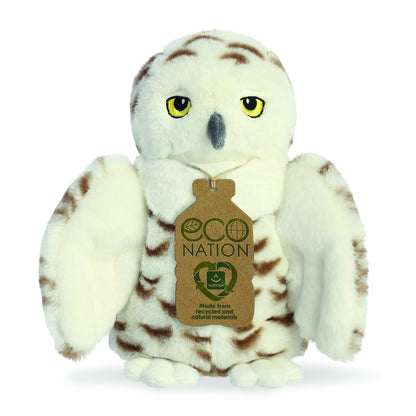 Snowy Owl Soft Toy 20cm from Eco Nation