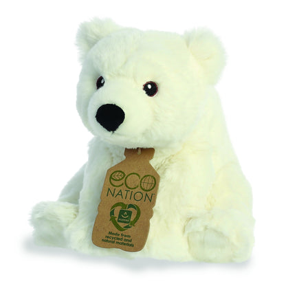 Polar Bear Soft Toy 24cm from Eco Nation